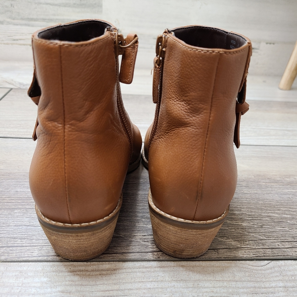 Cole Haan Joanna Grand OS Tan Leather Booties - Picture 9 of 13